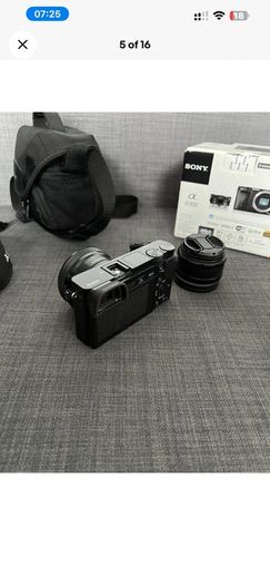 Sony a6000 + 16-50 kit lens + Neewer 1.7/35 lens + Accessories
