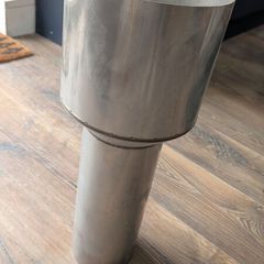 clay pipe adapter suit 8" flue, 5" stove outlet