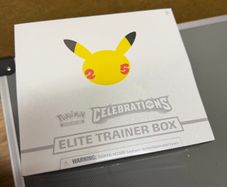 Pokemon Celebrations ETB Elite Trainer Box 25th Anniversary