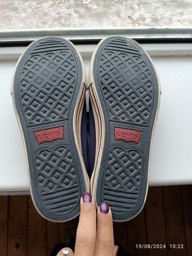 LEVI'S navy womens shoes - size IE 3 / EU 36