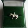 Vintage 925 Sterling Silver  Donkey  Charm 2,1g Image 2