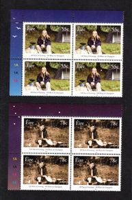 2007 Ireland Europa: Scouting Centenary Commemorative Stamps Plate Blocks 1A1A1A1A Mint Never Hinged (MNH)