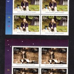 2007 Ireland Europa: Scouting Centenary Commemorative Stamps Plate Blocks 1A1A1A1A Mint Never Hinged (MNH)