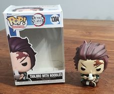 Funko POP! Animation 1304: Demon Slayer Tanjiro with Noodles - vinyl figure 10cm height