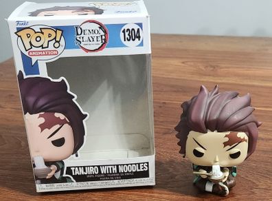 Funko POP! Animation 1304: Demon Slayer Tanjiro with Noodles - vinyl figure 10cm height