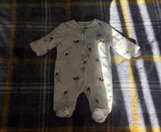 UpTo3Months, With Tags F&F Weighted Sleepsuit/Pramsuit