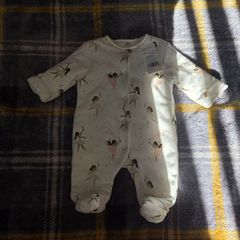 UpTo3Months, With Tags F&F Weighted Sleepsuit/Pramsuit