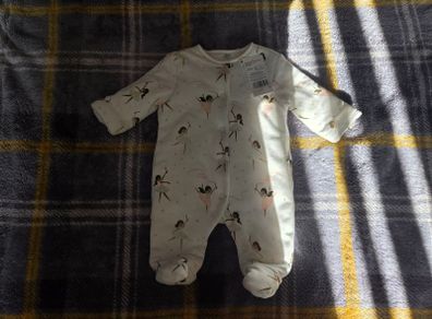 UpTo3Months, With Tags F&F Weighted Sleepsuit/Pramsuit