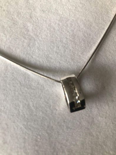 Sterling silver necklace and pendant