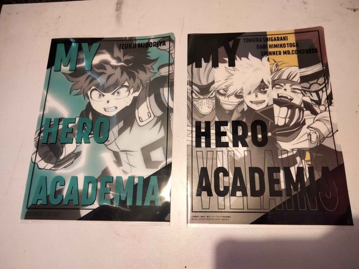 My Hero Academia Deku Plush and Bandai Spirits Folder Bundle