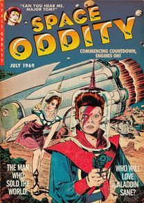 David Bowie - Space Oddity Comic - A4 Mini Print/Poster