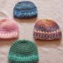 Handmade newborn baby hat's Image 5