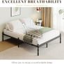 Metal Double Bed Frame with Underbed Storage and Steel Slat Support - Easy Assembly, Noise Free - 35.5cm High Image 8
