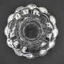 Orrefors Raspberry Pattern Clear Crystal Bowl and Candle Holder Image 3