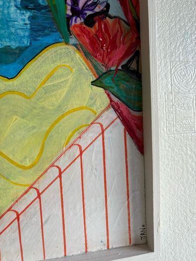 Original Art Swim Art Sea Swim Art Deco Style
