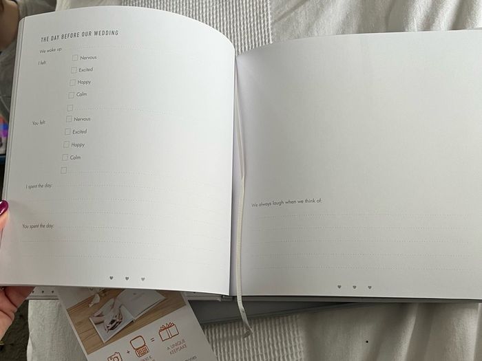 memory book wedding