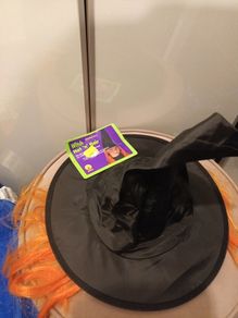 Hallowween Wiches hat and hair