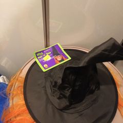 Hallowween Wiches hat and hair