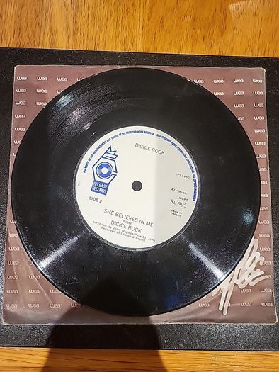 Dickie Rock Coward Of The County 7 Inch Vinyl 1980