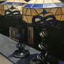 Tiffany style glass nautical table lamp Image 7
