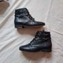 Sezane axelle ankle boots Size 5 eu 38 black leather in excellent condition Image 6