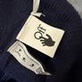 Off white wool jumper in blue brand new Image 5