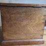 Antique Mahogany Tea Box Double Lock & Key Image 2