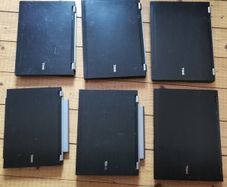 Lot of 6 x Dell laptop - For Spare or Repairs
