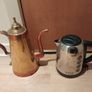 Unusual coffee pot brass & copper Image 4