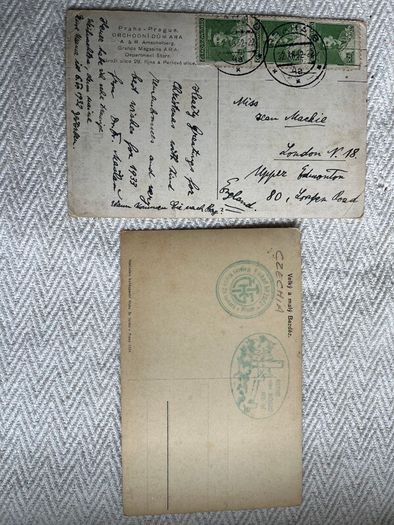 Vintage Czechia postcards x 12, Prague dated 1932, Bezdez & 10 of modern Prague