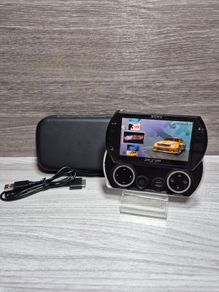 Modded Sony PSP Go 16GB Handheld System - Black -Poor Cosmetic Condition