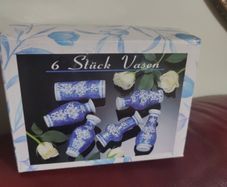 6 piece vases set