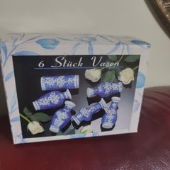 6 piece vases set
