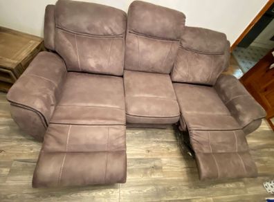 3 seater recliner electric sofa