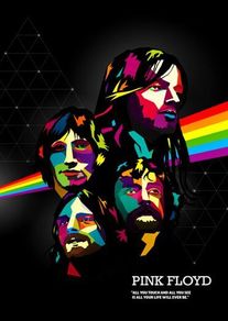 Pink Floyd - All You Touch ... - Rare Mini Print/Poster