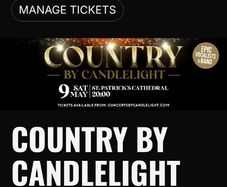 Country Music x 2 tickets