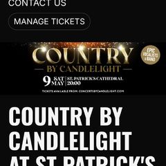 Country Music x 2 tickets