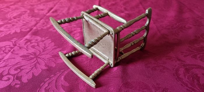 Solid Brass Decorative Rocking Chair Ornament