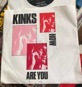 The Kinks How Are You 1986 LON 119 - 7 Inch Vinyl Record 45rpm