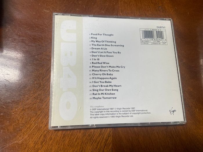 The Best of UB40 Volume 1 CD