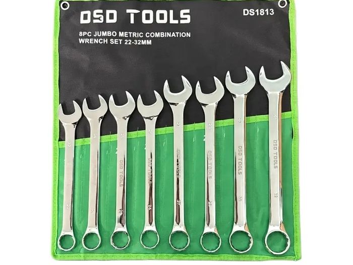 DSD Tools 8-Piece Jumbo Combination Spanner Set