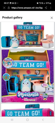 large squishmallows squish ville playsets