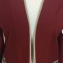 Blarney red stripe ladies cardigan size L Uk 14  includes Postage Image 3