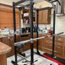 Finest Gym Weightlifting Set Up On Adverts, Fully Integrated Upper And Lower Cable System, Power Squat Rack, Olympic Weights And Bar, Dumbbells, Bench, Chin Up And More!!! Image 10