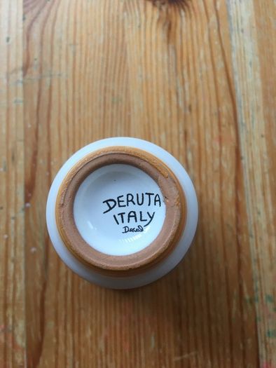Deruta Italian Lemon Pottery Shot Glass