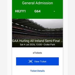 Galway v Cork hill tickets