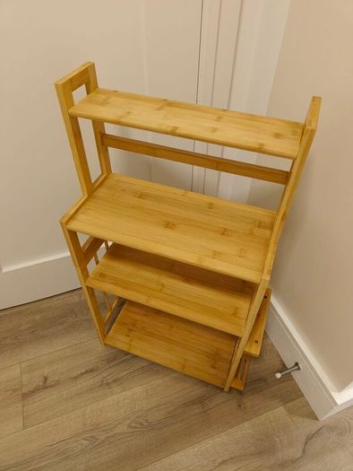 Bamboo 4 Tier Storage Shelf