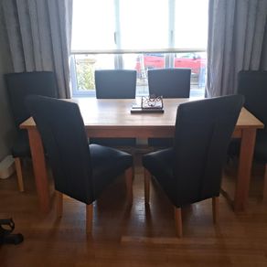 Dining table and chairs