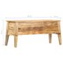 Storage Box 99x35x48 cm Solid Mango Wood Image 7