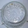Vintage Clear Glass Punch Bowl Image 7